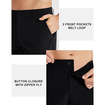 Men's Golf Pants Quick Dry Stretch Work Dress