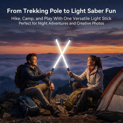 LED Light-Up Trekking Poles – Glowing Hiking & Walking Sticks for Night Adventures