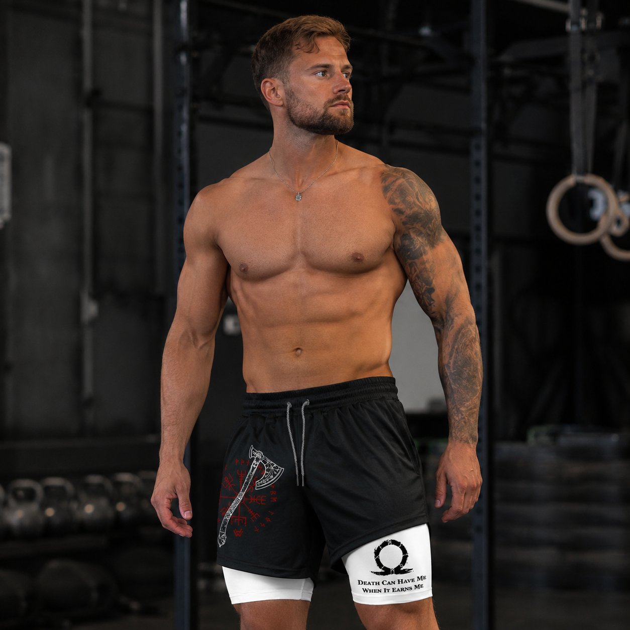 🏃‍♂️ 2-in-1 Anti-Chafe Athletic Shorts - Silky-Soft Inner Liner Gym Shorts 🌴