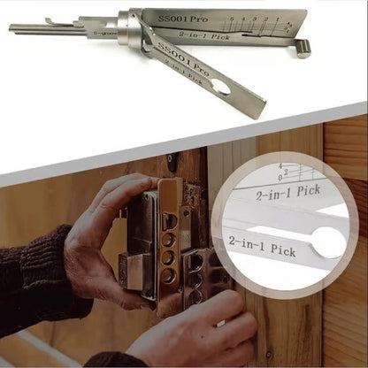 🔑Lock Maintenance Precision Tool Kit — Stainless Steel, Precision Decoder