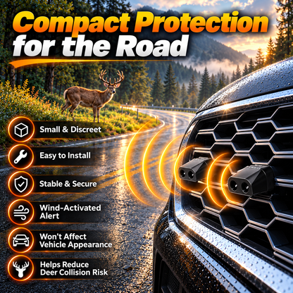 🦌 Deer Whistles Animal Warning Whistle | Safety For Cars Trucks RVs Motorcycles