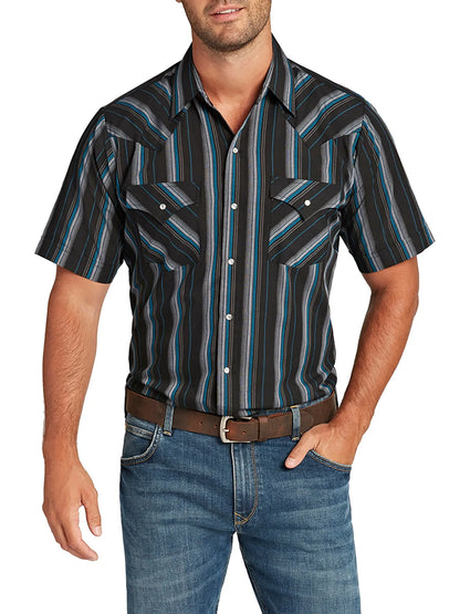 Men's Ely Cattleman Stripe Western Snap Shirt