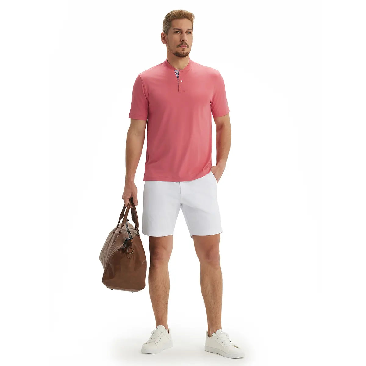 MAELREG Men's Golf Shirts - Moisture-Wicking Casual Henley