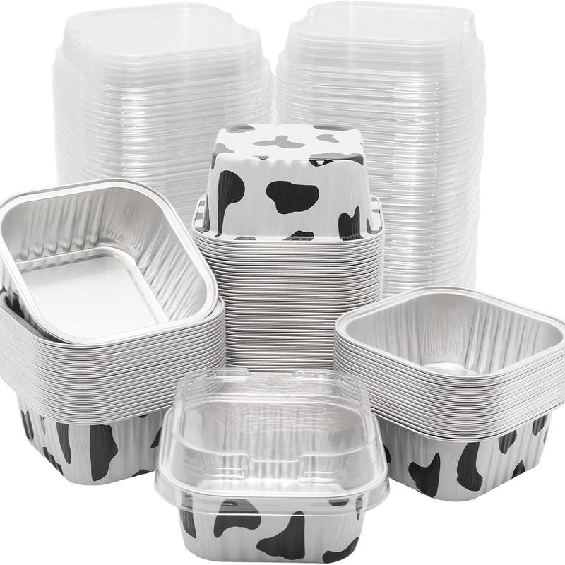30-Pack Pink 5oz Mini Aluminum Cake Pans