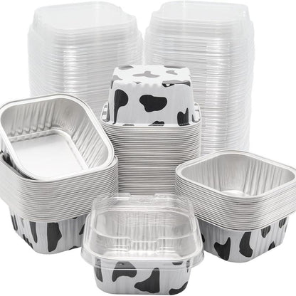 30-Pack Pink 5oz Mini Aluminum Cake Pans