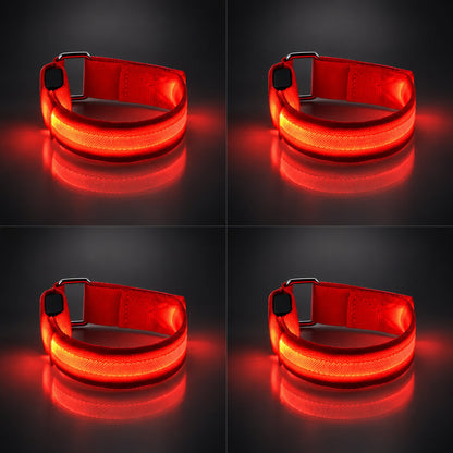 🐎 Horse LED Leg Straps – 4 Pack | Rechargeable Night Riding Safety Lights | Adjustable Velcro Fit for Horses of All Sizes ✨