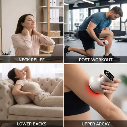 Electric Cupping Massager with 3D Vacuum Suction & Gua Sha