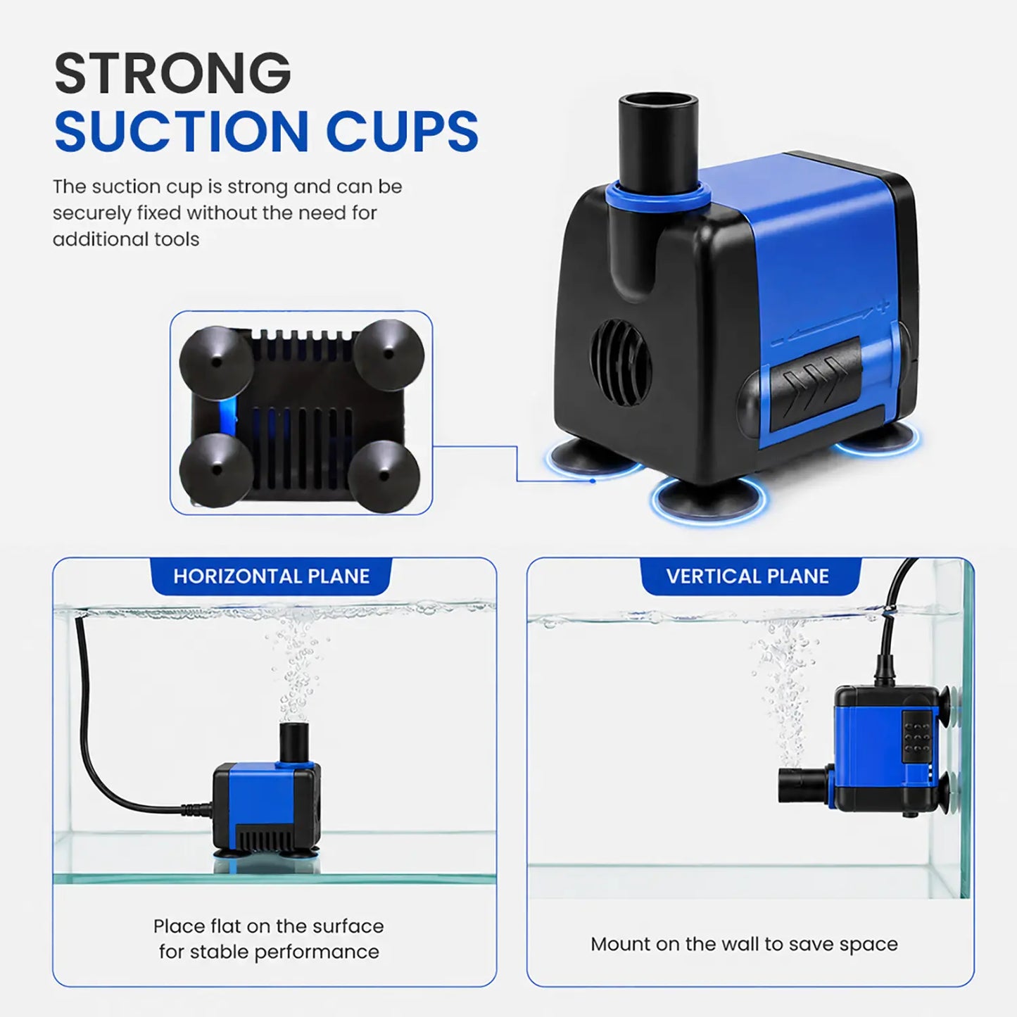 133 GPH Mini Submersible Water Pump