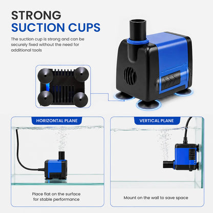133 GPH Mini Submersible Water Pump