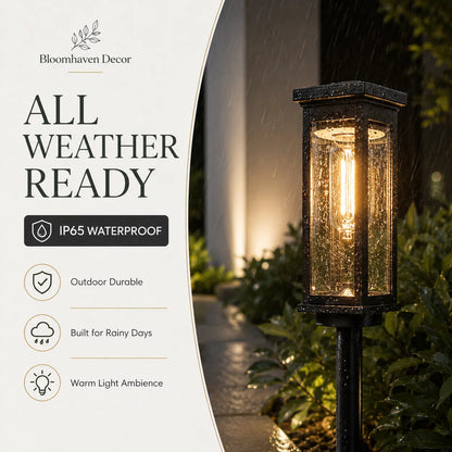 ☀️6-Pack Solar Pathway Lights Outdoor – IP65 Waterproof Warm White Garden Lights