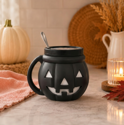 🎃 Pumpkin Ice Cream Holder – Cute Halloween Dessert Cup | Limited Edition Seasonal Mug