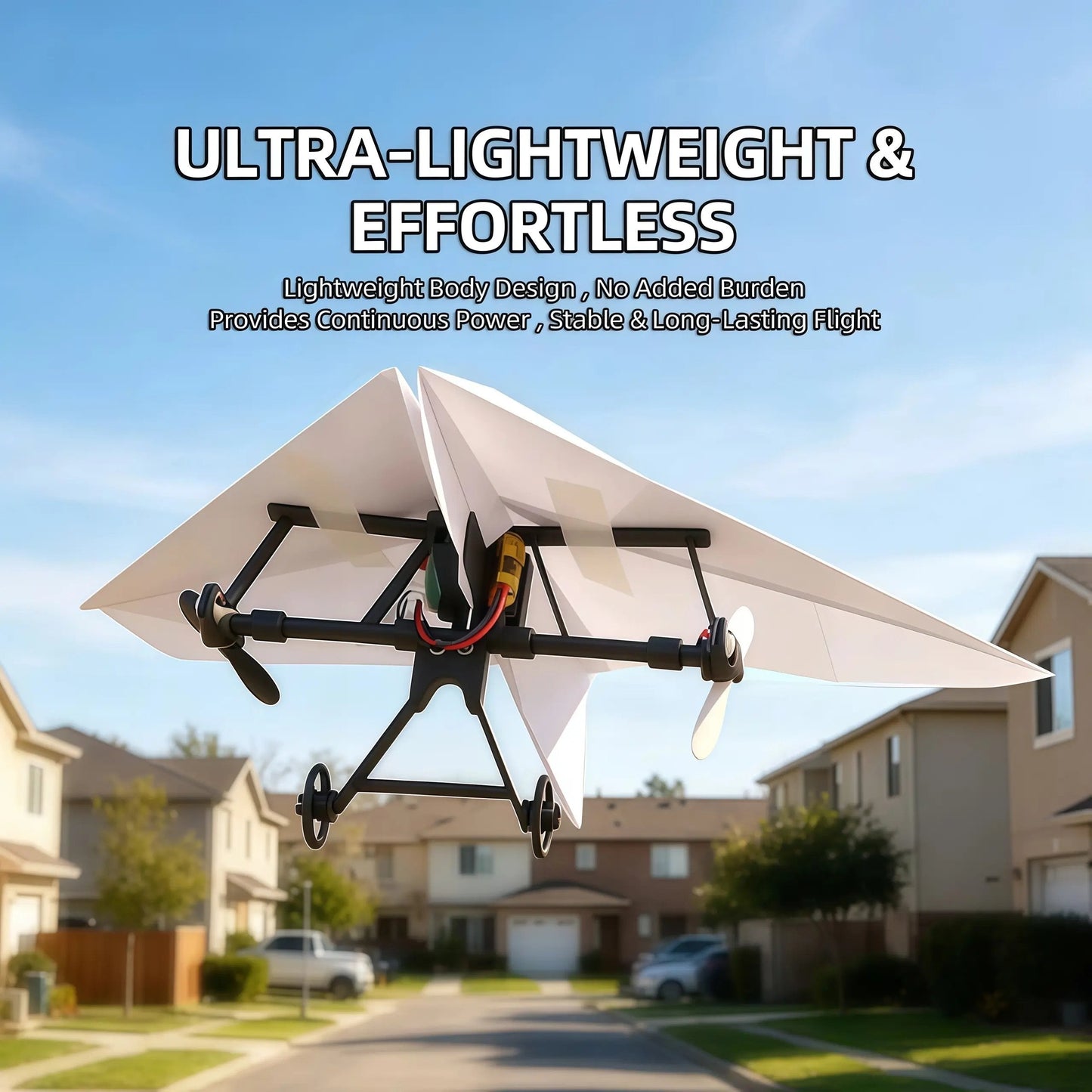 ✈️ Build & Fly RC Paper Airplane Kit | Electric Remote Control Plane with Gyro Stability, Dual Motors & Family Outdoor Fun