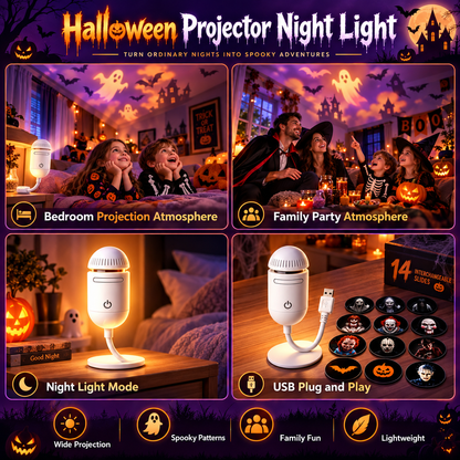 Halloween Ghost Projector Night Light