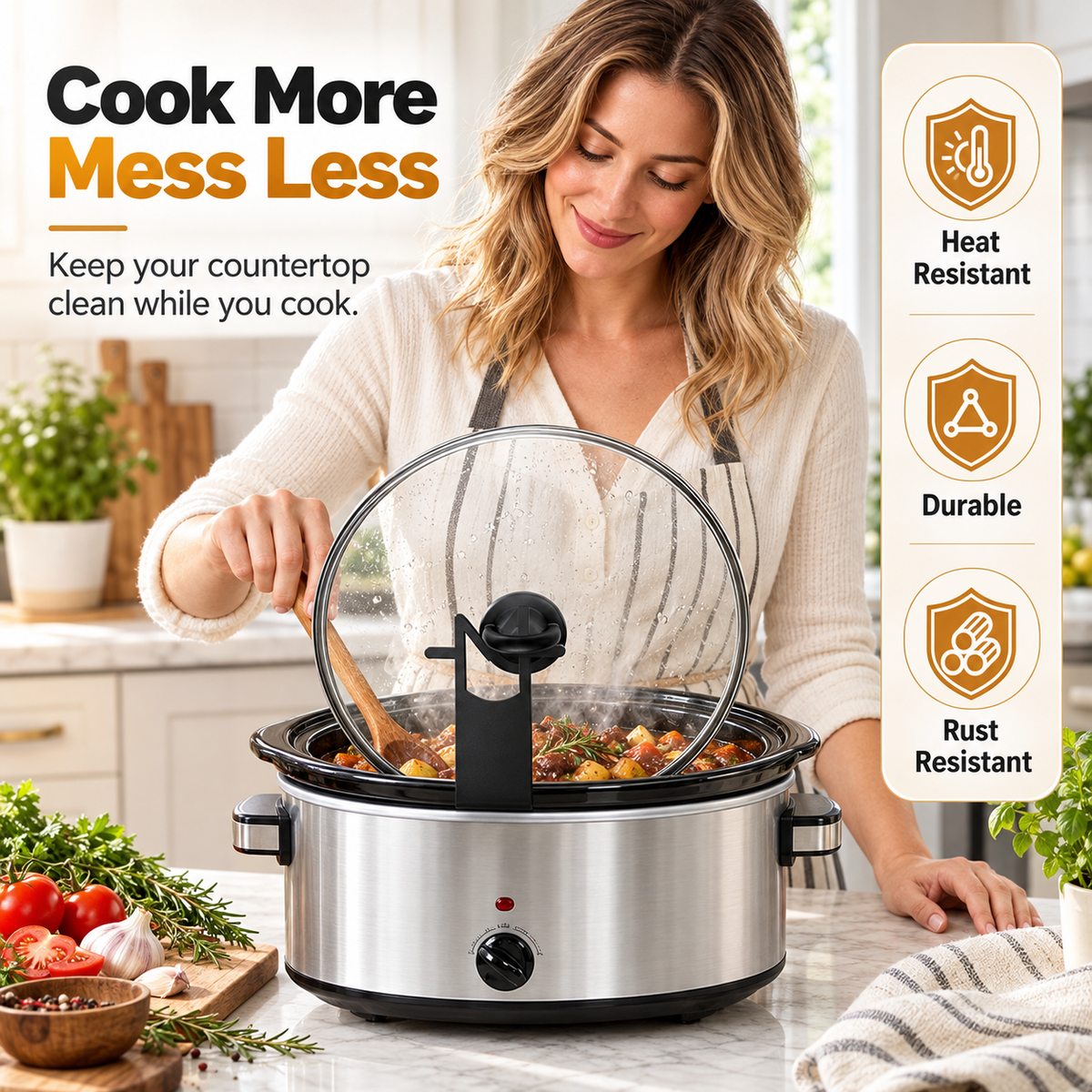 Slow Cooker Lid Holder