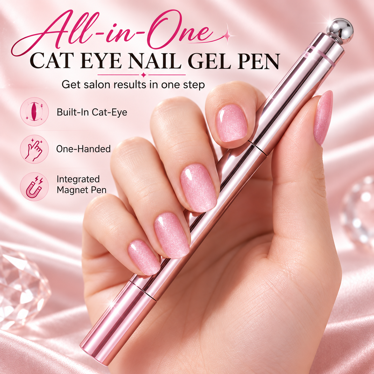 🔥 2026 Hot Sale 49% OFF 🔥All-in-One Cat Eye Nail Gel Pen
