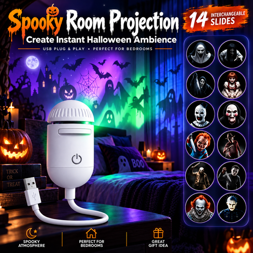 Halloween Ghost Projector Night Light