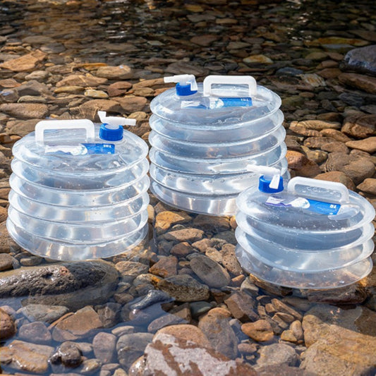 Lightweight Foldable Water Bucket with Faucet (5L)