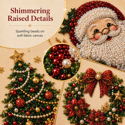 🎄 DIY Christmas Pearl Diamond Painting Art Kit | Holiday Craft Decor