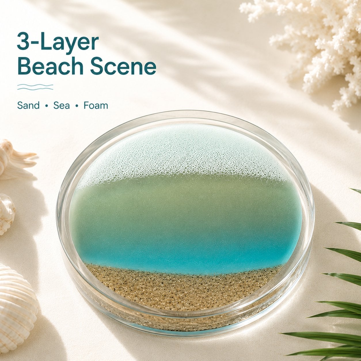 🔥Last Day 49% OFF - 🌊Layered Quicksand Liquid Coaster