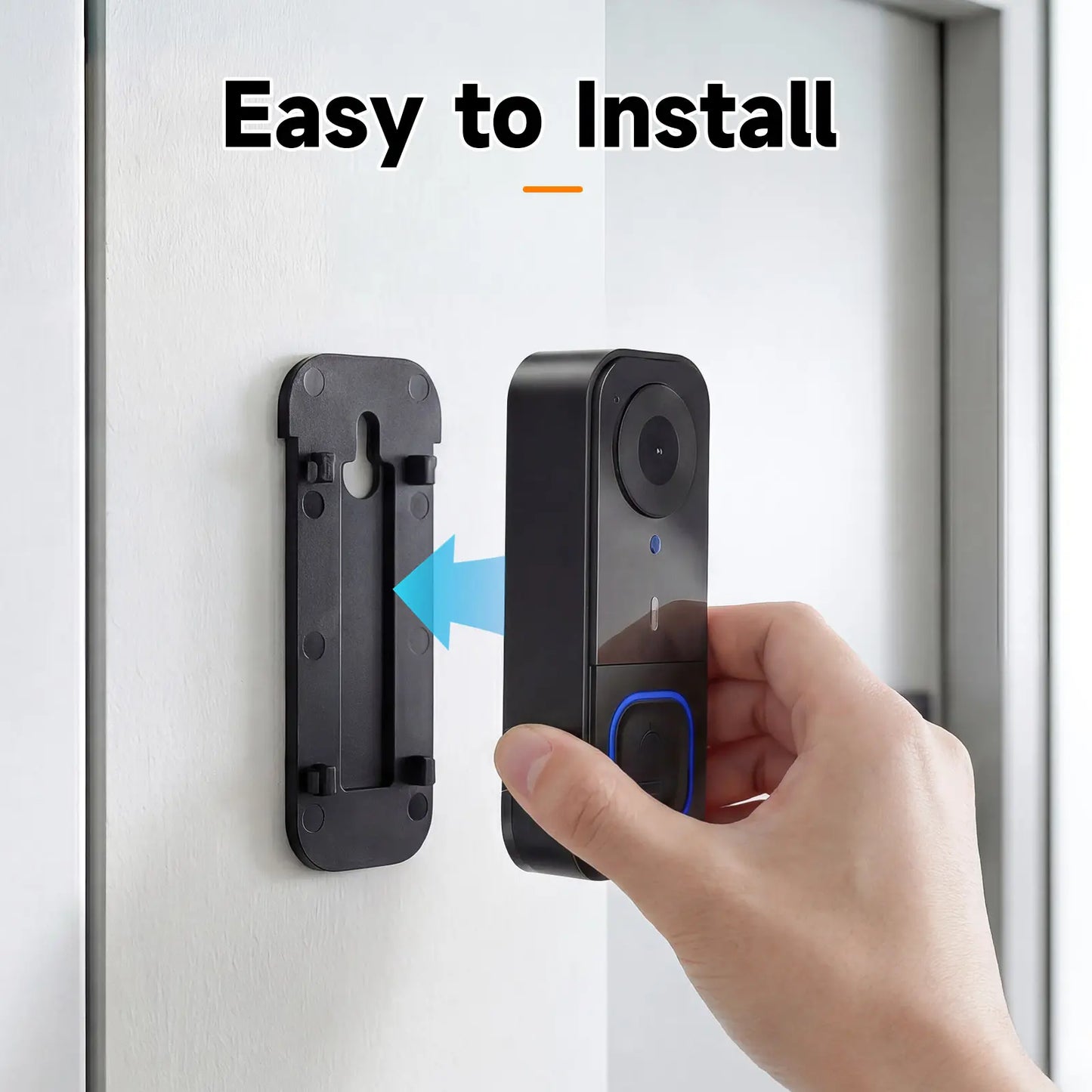 🔔1080P Wireless Doorbell Camera with 4.3in Monitor No WiFi