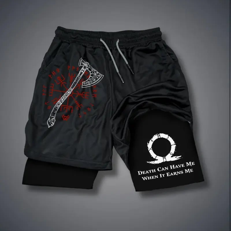 🏃‍♂️ 2-in-1 Anti-Chafe Athletic Shorts - Silky-Soft Inner Liner Gym Shorts 🌴