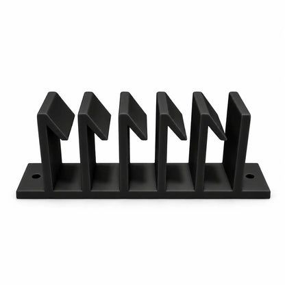 10-Slot Lid Organizer Hanging Rack, White - Kitchen