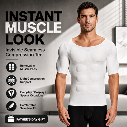 Valors Men's Seamless Muscle Tee with Removable Pads