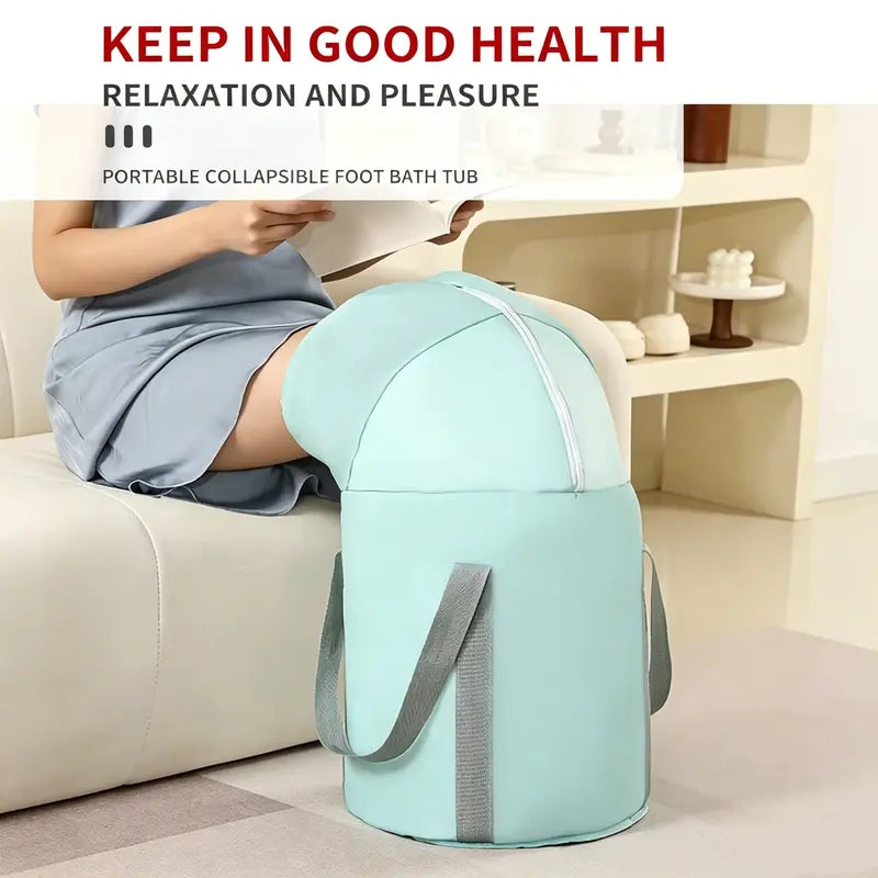 🎁 Portable Foot Bath Bag-Thickened Foldable Foot Tub