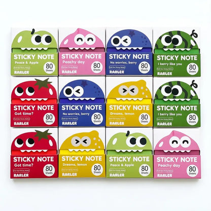 ✨📖Transparent Pull-Out Sticky Notes (12 Boxes, 960 Sheets Total)