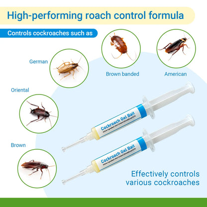 Cockroach Gel Bait Syringes for Indoor Control