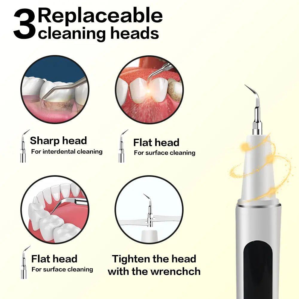 Electric Tartar Remover for Teeth with LED Light