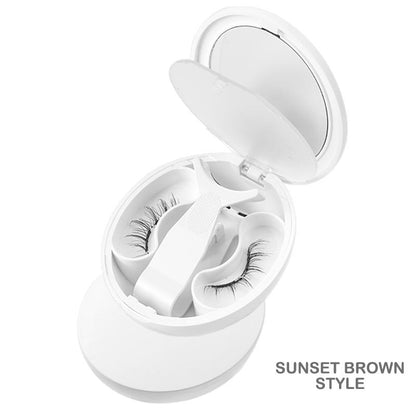 Magnetic False Eyelash Kit Set - Cosmetic, Glue-Free, Waterproof, Humidity Resistant, Lengthening Natural Look