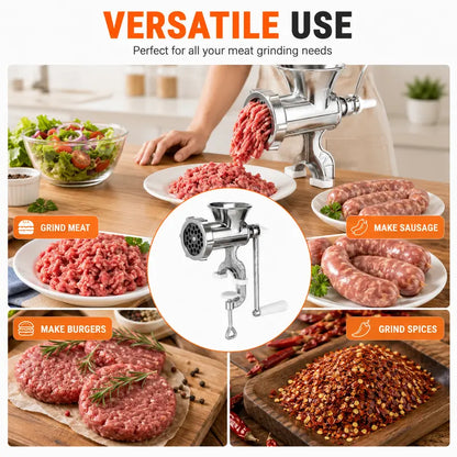 🎉 2026 Sale — Over 23,000 Sold! 💞 Home Hand Crank Meat Grinder and Sausage Stuffer – Homemade Goodness Made Easy 🌸