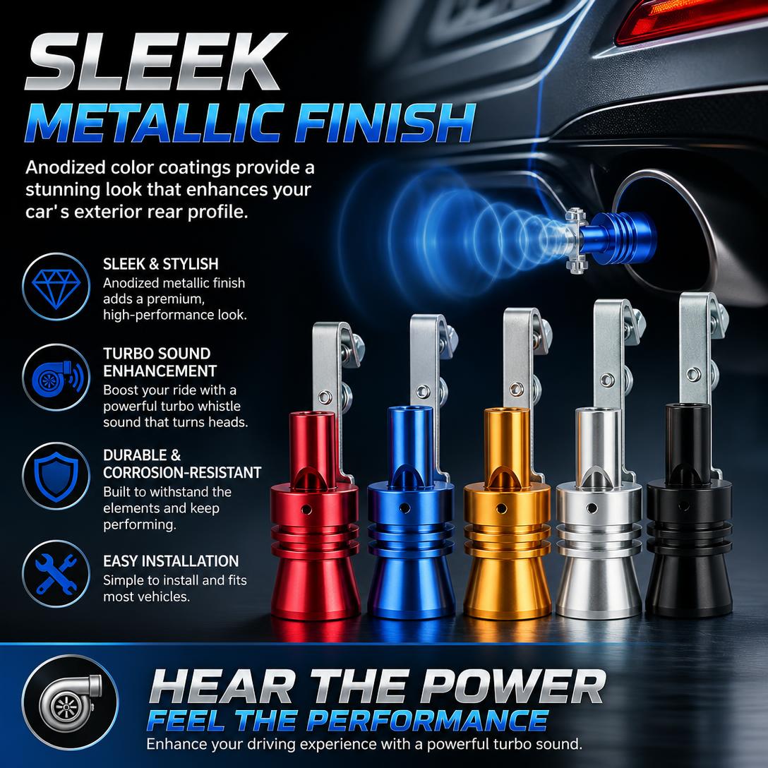 🔥🔧Turbocharger sound enhancement whistle