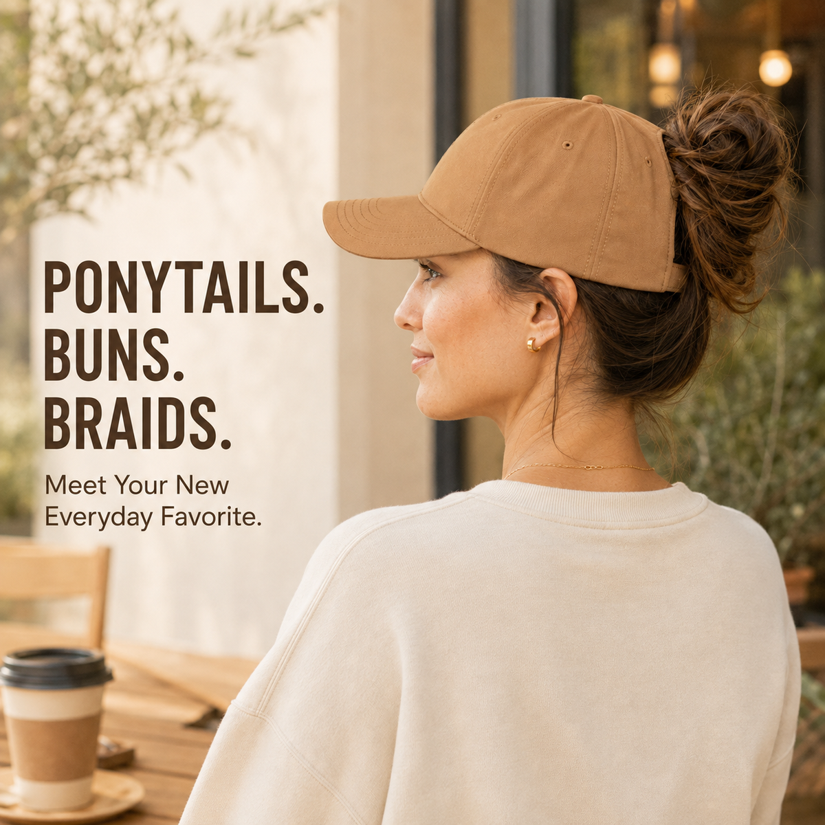 ✨Ponytail Baseball Cap – Style Your Hair Your Way