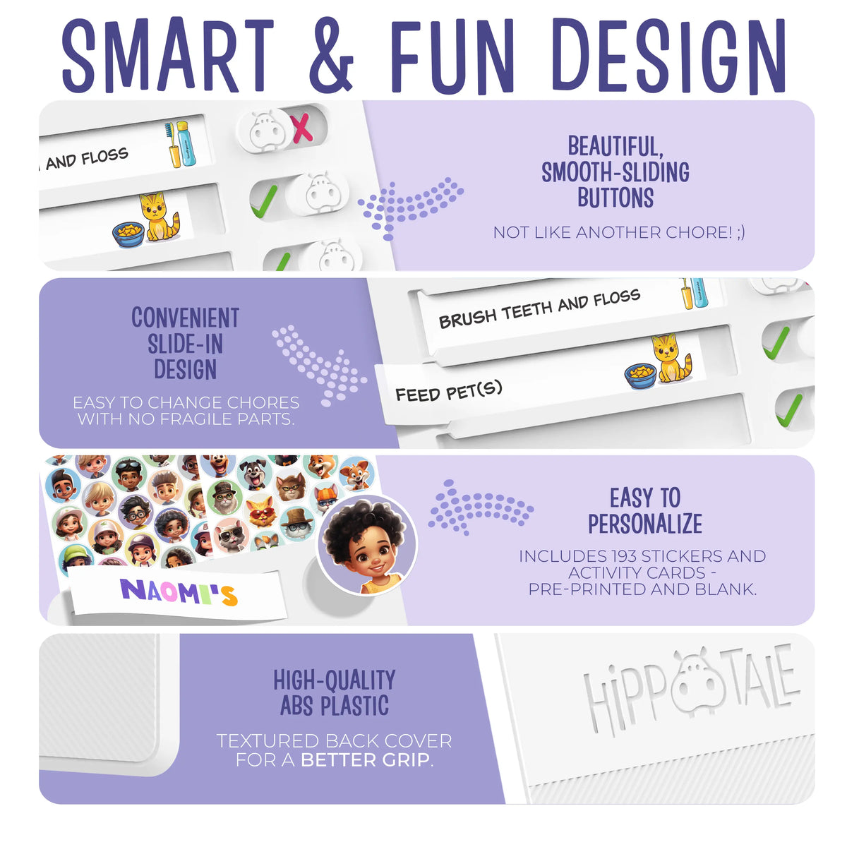 Daily Routine Chart for Kids - Back to School Chores & Visual Schedule