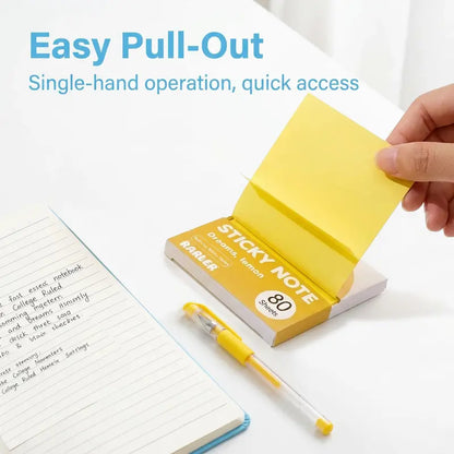 ✨📖Transparent Pull-Out Sticky Notes (12 Boxes, 960 Sheets Total)
