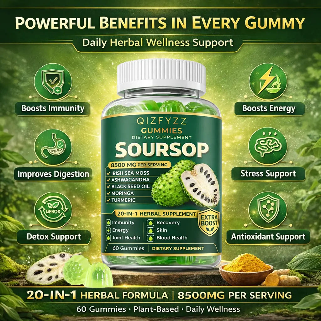 Soursop Gummies 20-in-1 Herbal Complex Capsules