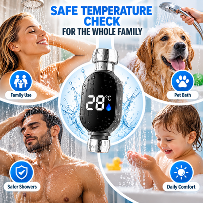 Shower Water Temperature Gauge, 1/2 Inch Sensor