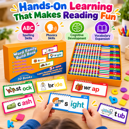 30 Hard-Cover Read-and-Rhyme Flip Books