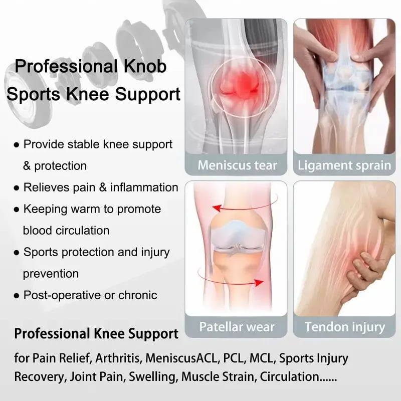 🔥 LAST DAY 49% OFF - 🏃 Dial‐Adjustable Knee Support Brace