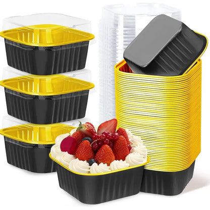 30-Pack Pink 5oz Mini Aluminum Cake Pans