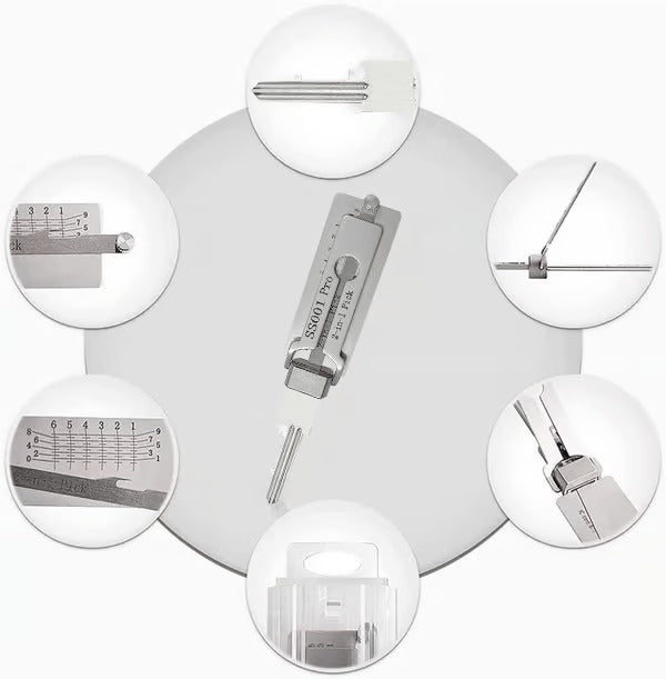🔑Lock Maintenance Precision Tool Kit — Stainless Steel, Precision Decoder
