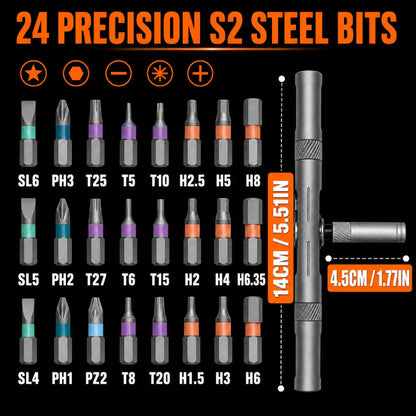 🔥24 in 1 Magnetic Screwdriver Set