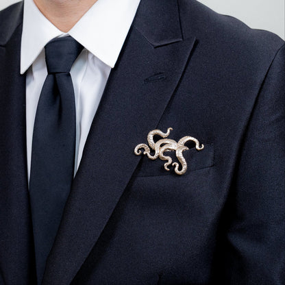 Sculpted Metal Pocket Squares