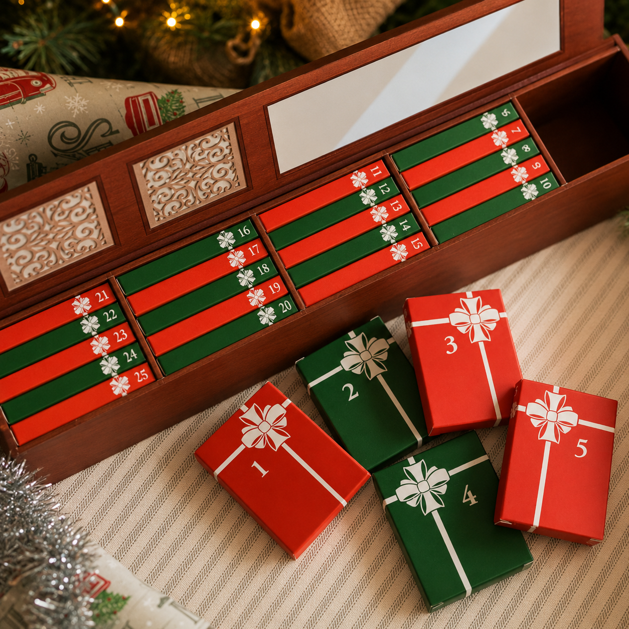 🎄📚The Mini Book Ornament Advent Calendar