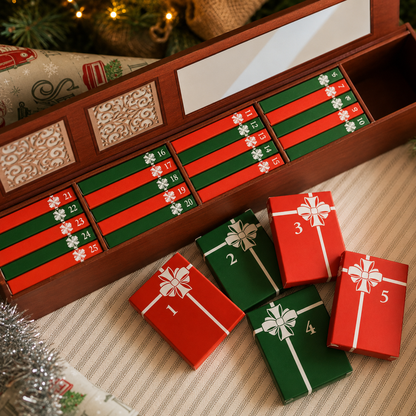 🎄📚The Mini Book Ornament Advent Calendar