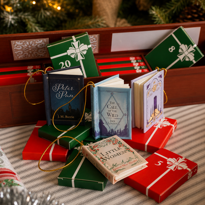 🎄📚The Mini Book Ornament Advent Calendar
