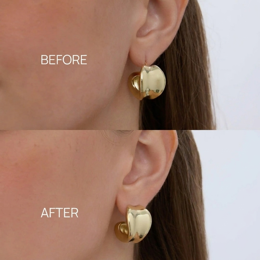 🔥18K Gold Plated Lobe Lifters for Heavy Earrings
