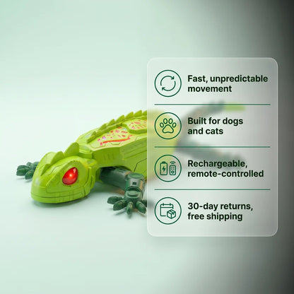 Gecko Rush Remote Control Wall Climbing Lizard Toy — Ceiling & Floor Crawler